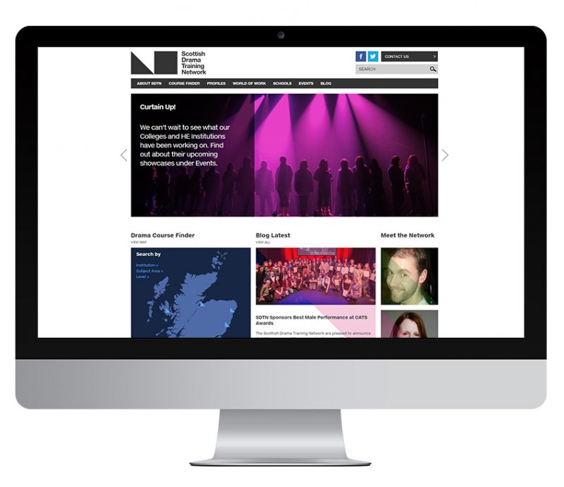 Scottish Drama Training Network website