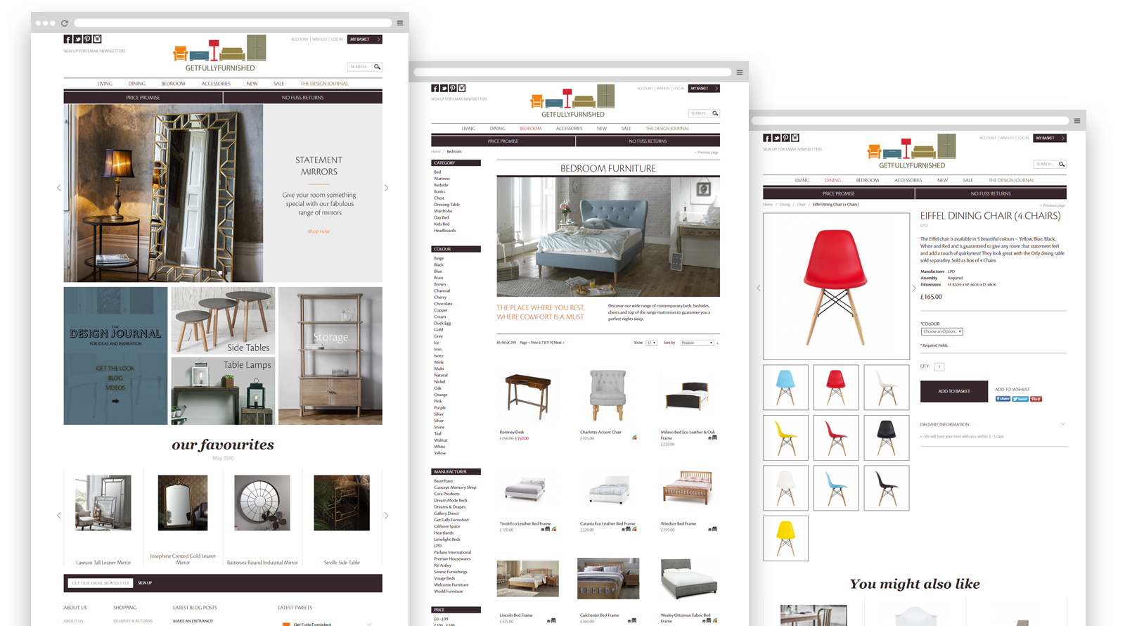 Get Fully Furnished website pages