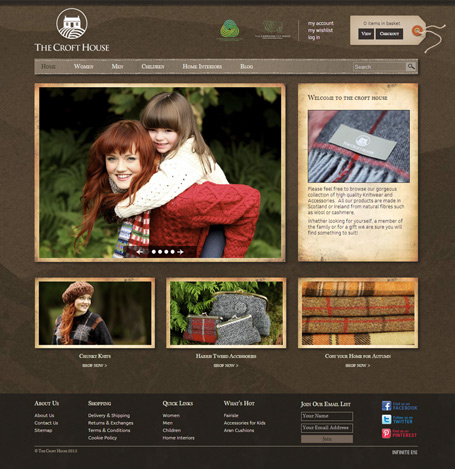 The Croft House homepage